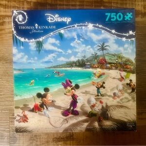 Disney Thomas Kinkade Mickey Minnie beach puzzle